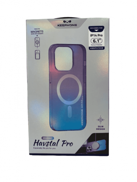 Накладка для iPhone 14 Pro Keephone Magsafe матовый пурпурный