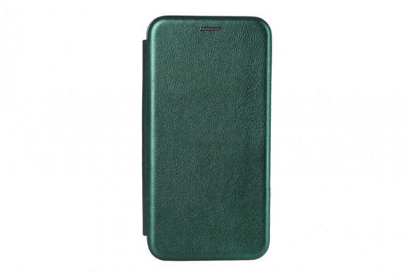 Чехол-книжка Xiaomi redmi Note 10 Fashion Case кожаная боковая зелёная