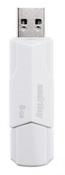 USB флеш накопитель SmartBuy 8GB CLUE White (SB8GBCLU-W)
