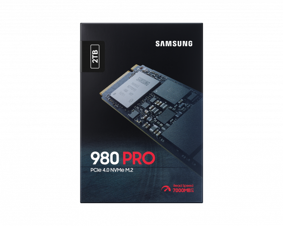 M.2 SSD Samsung 980 Pro 2TB NVMe PCIe4.0 7000MB/s (MZ-V8P2TO)