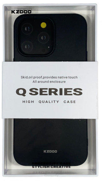 Накладка для iPhone 14 Pro Max K-Doo Q Series силиконовая черная