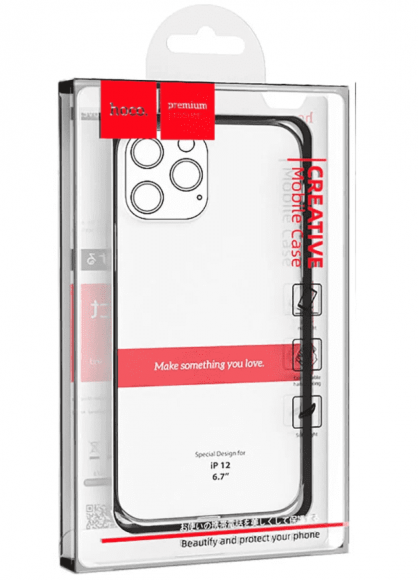 Накладка для iPhone 12 Pro Max 6.7" Hoco Light силикон прозрачный