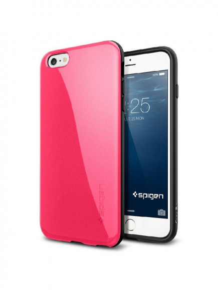 Клип-кейс Spigen для iPhone 6 5.5" Capella Series, ярко-розовый (SGP11184)