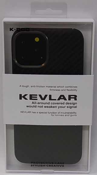 Накладка для iPhone 12 Pro Max K-Doo Kevlar пластик черная