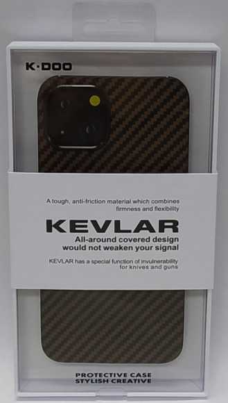 Накладка для iPhone 13 K-Doo Kevlar пластик бронзовая