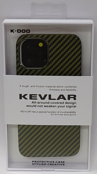 Накладка для iPhone 12 Pro K-Doo Kevlar пластик зелёная