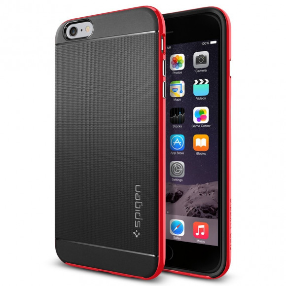 Чехол Spigen для iPhone 6s 5.5" Neo Hybrid Series, красный (SGP11065)