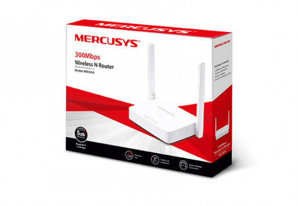 Wi-Fi роутер Mercusys MW301R N300 белый