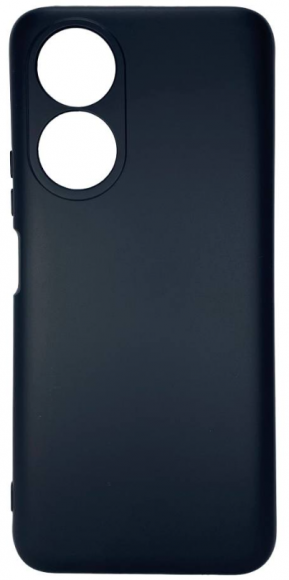 Накладка для Huawei Honor X7 Silicone cover без логотипа черная
