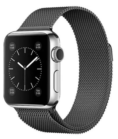 Сменный браслет для Apple Watch 42-44mm Milano №18 тёмно-серый