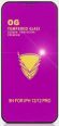 Защитное стекло для iPhone 12/12 Pro 6.1" OG Purple чёрное