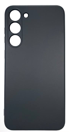 Накладка для Samsung Galaxy S23 Plus Silicone cover без логотипа черная