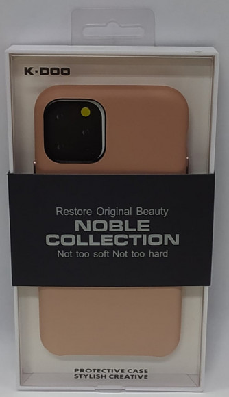 Накладка для iPhone 11 Pro K-Doo Noble кожаная пудро