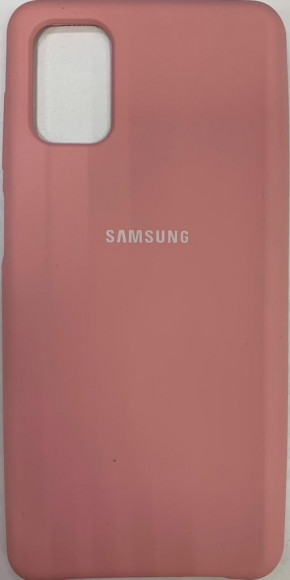 Накладка для Samsung Galaxy M51 Silicone cover розовая