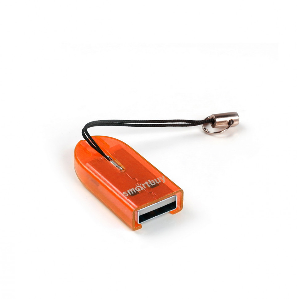 Картридер Smartbuy 710 USB - microSD оранжевый (SBR-710-O)