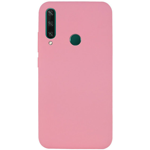 Накладка для Huawei Y6P Silicone cover розовая