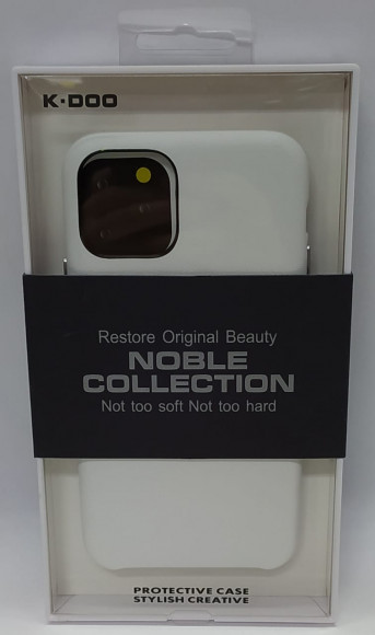 Накладка для iPhone 11 Pro K-Doo Noble кожаная белая