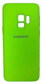 Накладка для Samsung Galaxy S9 Silicone cover салатовая