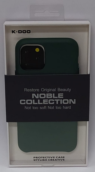 Накладка для iPhone 11 Pro K-Doo Noble кожаная зеленая