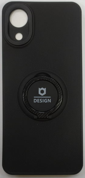 Чехол-накладка для Samsung Galaxy A03 Core силикон iface с держателем чёрный