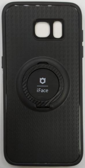 Чехол для Samsung Galaxy S7 Edge силикон iface с держателем черный