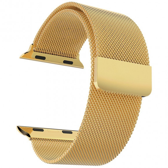 Сменный браслет для Apple Watch 38-40mm Milano №09 золотой