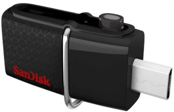 3.0 USB флеш накопитель SanDisk 16GB Dual Drive OTG SDDD2-016G-GAM46