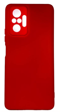 Накладка для Xiaomi Redmi Note 10 Pro/Pro Max Silicone cover красная
