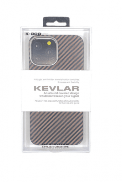 Накладка для iPhone 13 Pro Max K-Doo Kevlar пластик бронзовая