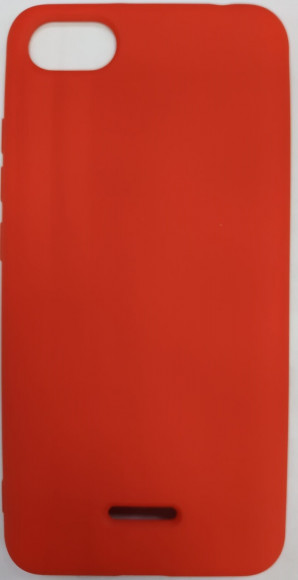 Накладка для Xiaomi Redmi 6A силикон красный