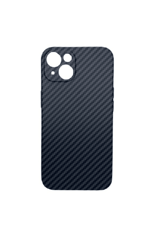Накладка для iPhone 13 Luxo силикон под карбон чёрный