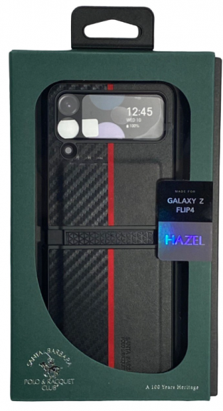 Чехол-накладка для Samsung Galaxy Z Flip 4 Santa-Barbara Hazel карбон