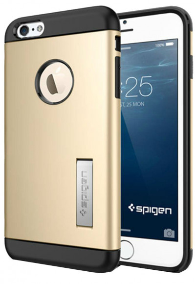 Чехол Spigen для iPhone 6 5.5" Slim Armor Series, шампань (SGP10907)