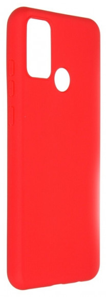 Накладка для Samsung Galaxy A21S Silicone cover красная