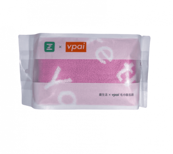 Полотенце банное Xiaomi ZSH Vpai Joint 34*68см (V1681) розовое