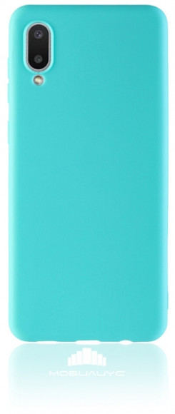 Накладка для Samsung Galaxy A02 Silicone cover бирюзовая