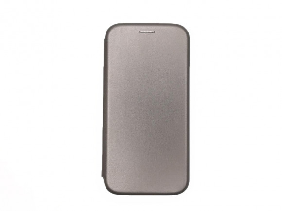 Чехол-книжка Huawei P40 Fashion Case кожаная боковая серая