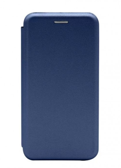 Чехол-книжка Fashion Case для iPhone 12 mini 5.4" кожаная боковая синяя