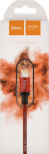 Usb Кабель-зарядка Lightning Hoco X14 Times speed 2A 2м в тканевой оплетке красный