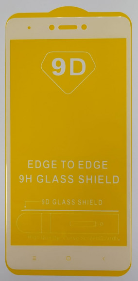 Защитное стекло для Xiaomi Redmi Note 4X 9D белое