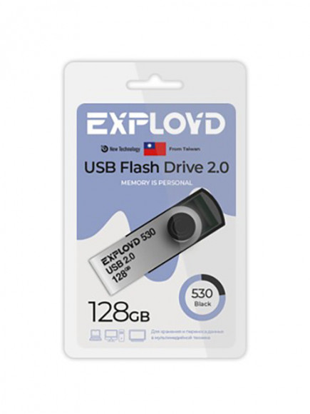 USB флеш накопитель Exployd 128GB 530 Black