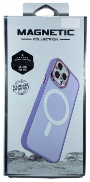 Накладка для Samsung Galaxy S23 Magsafe пластик лаванда