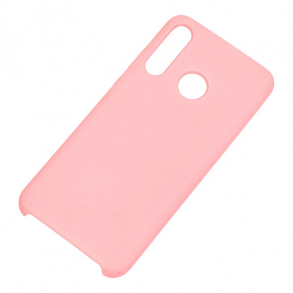 Накладка для Huawei P40 Lite E/Y7P/Play 3 Silicone cover розовая