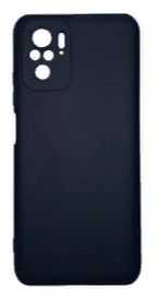 Накладка для Xiaomi Pocophone M5S Silicone cover без логотипа черная