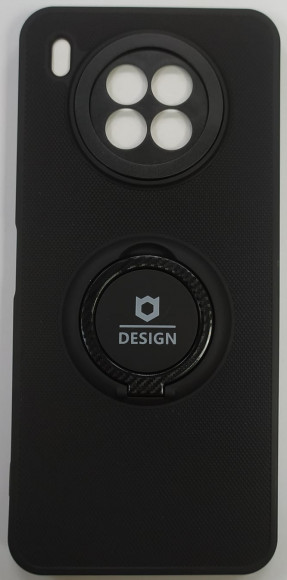 Чехол-накладка для Huawei Honor 50 Lite силикон iface с держателем чёрный