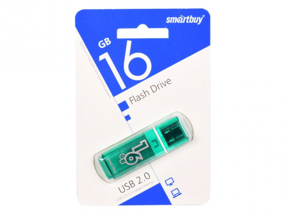 USB флеш накопитель Smartbuy 16GB Glossy Green (SB16GBGS-G)