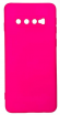 Накладка для Samsung Galaxy S10 Silicone cover розовая