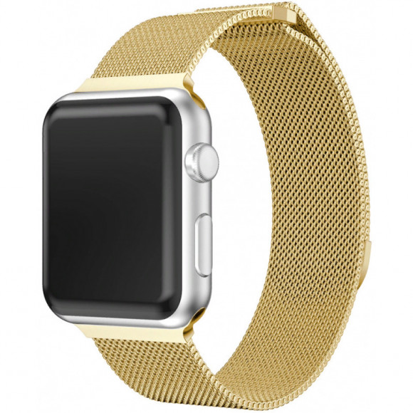 Сменный браслет для Apple Watch 38-40mm Milano №27 ретро-золотой