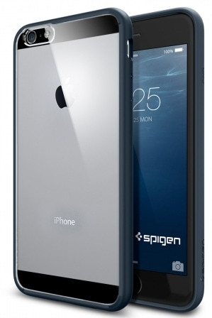 Чехол Spigen для iPhone 6s 5.5" Ultra Hybrid, металлический (PET) (SGP10897)