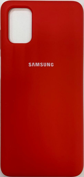 Накладка для Samsung Galaxy M51 Silicone cover красная